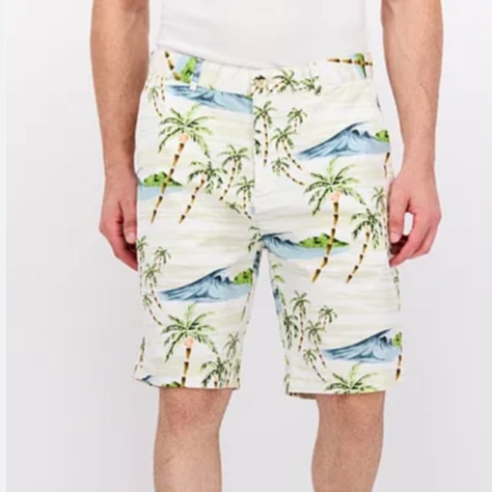 Scotch & Soda Amsterdam Fave Tropical Print Regular Fit Shorts